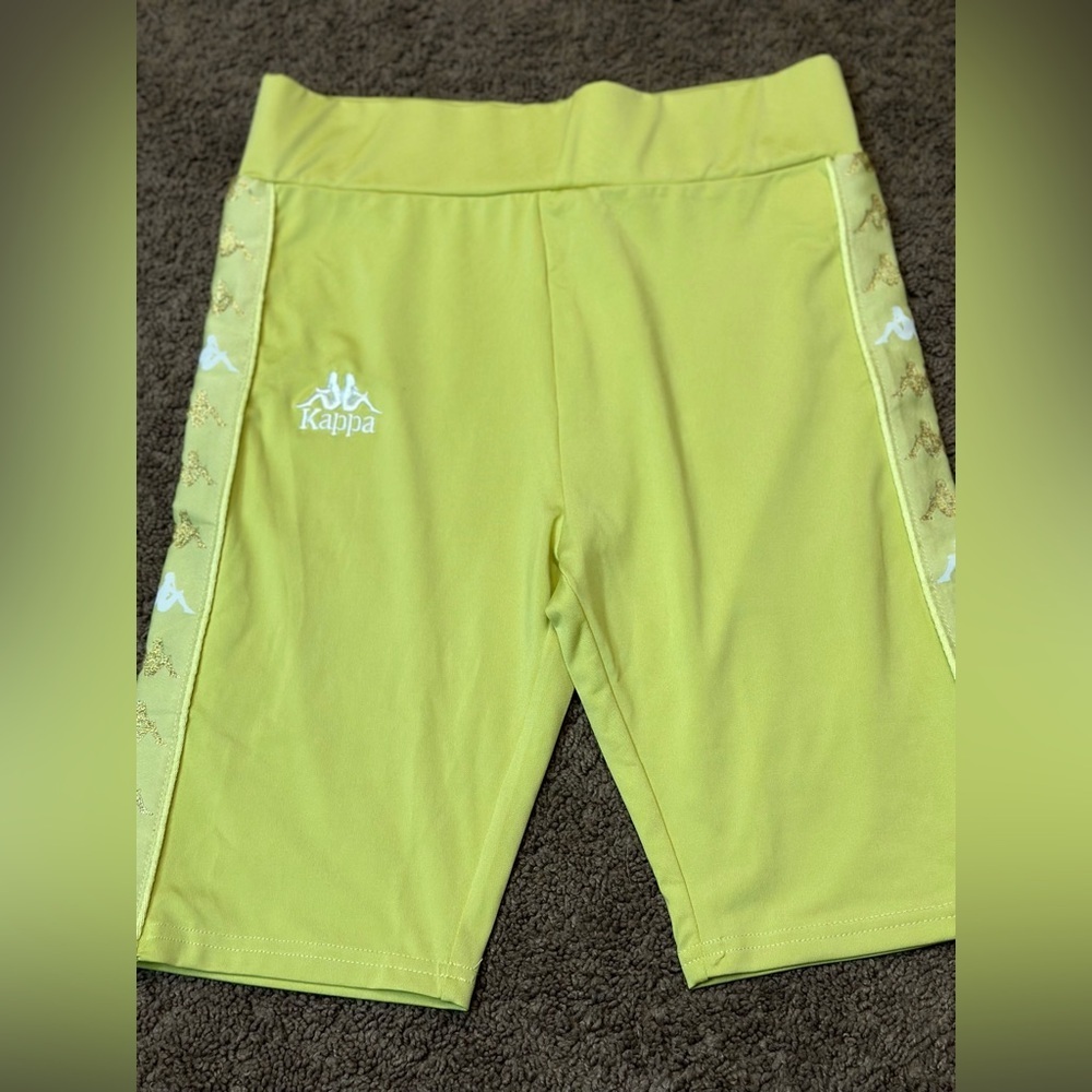 Kappa neon biker shorts